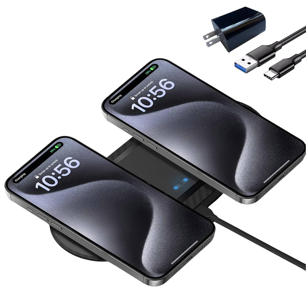 Amazon.com: Wireless Charging Pad, 30W Dual Wireless